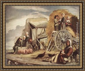Return Framed Paintings - The Cart or Return from Haymaking by Louis Le Nain
