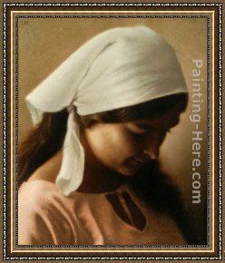 Luis Framed Paintings - Ana by Luis Jose Estremadoyro