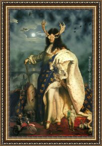 Luis Framed Paintings - The Guardian of Liberty by Luis Jose Estremadoyro