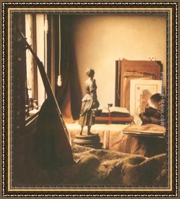 Luis Framed Paintings - The Rejoindure by Luis Jose Estremadoyro