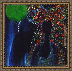 Untitled Framed Paintings - Untitled kiss by Lyndal Campbell