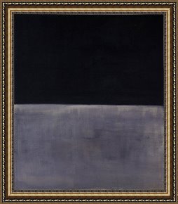 Untitled Framed Paintings - Untitled Black on Gray by Mark Rothko