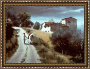 The Coming Storm Framed Paintings - The Coming Storm by Maureen Hyde