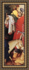 Broederlam Framed Paintings - The Flight into Egypt (detail) by Melchior Broederlam