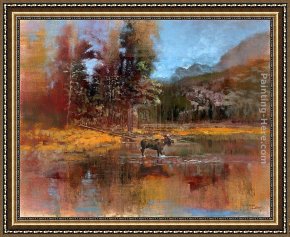 Longo Framed Paintings - Magnificent VIew by Michael Longo