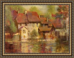 Michael Sowa Pig Framed Paintings - Vino Nobile by Michael Longo