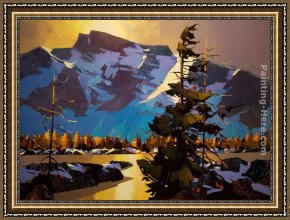 Dancing in The Wind Framed Paintings - Wind Change - Howe Sound by Michael O'Toole