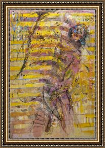 Sunny Framed Paintings - Sunny Wind X by Misti Pavlov