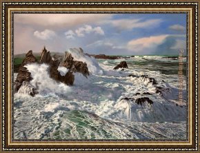 Vague Et La Perle Framed Paintings - CON LAS EDADES by Navarro Montllor