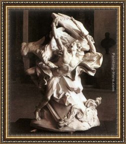 Nicolas Framed Paintings - Prometheus by Nicolas-Sebastien Adam