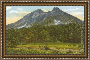 Norman Framed Paintings - Grandfather Mountain, Blue Range, Tennessee by Norman Parkinson