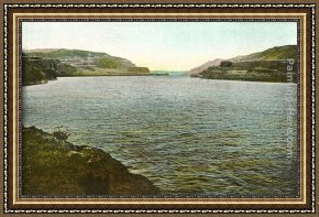 Norman Framed Paintings - Upper Columbia River, Oregon by Norman Parkinson