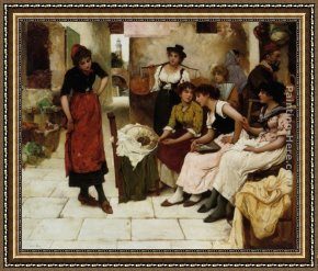 Carnival of Harlequin Framed Paintings - New Shoes for Carnival by Oliver Rhys