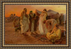 Her Favorite Book Framed Paintings - The Favorite by Otto Pilny