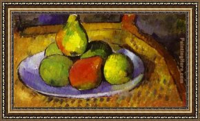 Life Framed Paintings - Still Life by Paul Cezanne