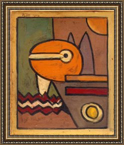 Paul Klee 1914 Framed Paintings - Paul Klee 1914 by Paul Klee