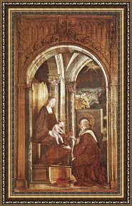 Triptych of The Adoration of The Magi Framed Paintings - Adoration of the Magi by Pedro Berruguete