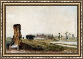 The Denying of Peter Framed Paintings - Lower Hope, Windsor, Berkshire by Peter de Wint