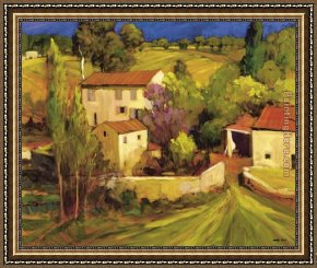 Philip Craig Framed Paintings - La Femme en Provence (The Woman in Provence) by Philip Craig