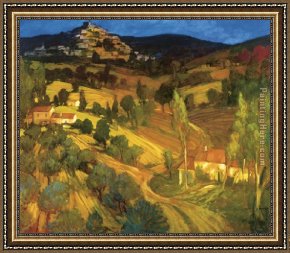 Philip Craig Framed Paintings - Provencal Landscape by Philip Craig
