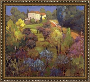 The Pear Orchard Framed Paintings - Spring Orchard by Philip Craig