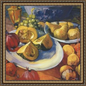 Philip Craig Framed Paintings - Still Life with Acorn Squash by Philip Craig
