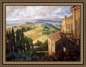 Philip Craig Framed Paintings - View to the Valley by Philip Craig