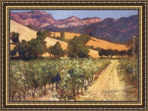 Philip Craig Framed Paintings - Wine Country by Philip Craig