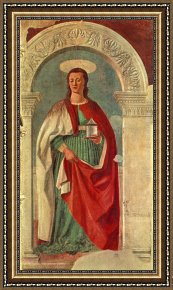 Saints Framed Paintings - Saint Mary Magdalen by Piero della Francesca