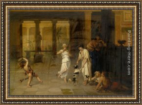 Classical Framed Paintings - A Classical Concert by Pierre Oliver Joseph Coomans