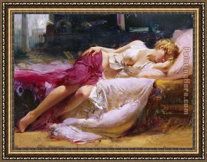 Color Study of Squares Framed Paintings - Dreaming In Color by Pino