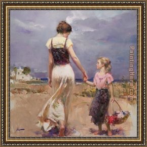 A Rough Journey Home Framed Paintings - LET'S GO HOME by Pino