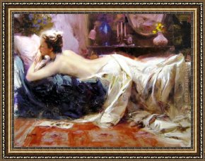 The Mystic Marriage of St. Catherine Framed Paintings - Mystic Dreams by Pino