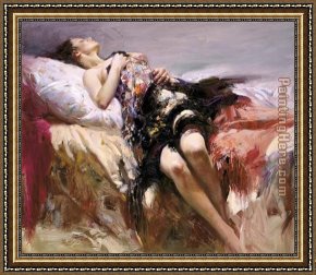 Sensuality Framed Paintings - SENSUALITY by Pino