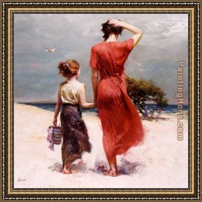 Summer Framed Paintings - Summer Retreat by Pino