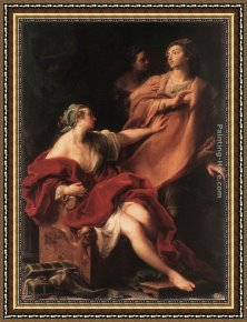 Sensuality Framed Paintings - Sensuality by Pompeo Girolamo Batoni