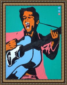 Hemicycle of The Ecole Des Beaux-arts - Detail Framed Paintings - elvis by Pop art