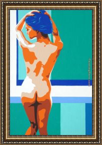 Hemicycle of The Ecole Des Beaux-arts - Detail Framed Paintings - why are you still here by Pop art