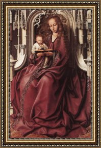 Virgin And Child Framed Paintings - Virgin and Child by Quentin Massys