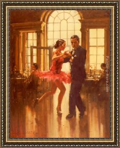 Music Framed Paintings - Dance To The Music by Raymond Leech