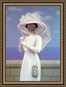 Tug of War Framed Paintings - The Great War by Rene Magritte
