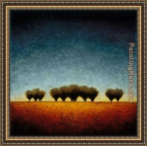 Heaven And Earth I Framed Paintings - BETWEEN HEAVEN AND EARTH by Robert Cook