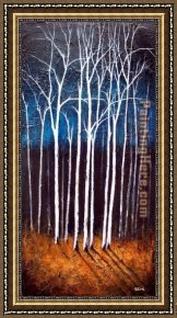 Wood Framed Paintings - INTO THE WOODS by Robert Cook