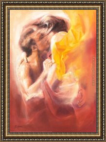 A Moment of Comfort Framed Paintings - Magic Moment by Robert Duval