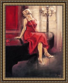 Hubert Robert Framed Paintings - Song for a Gentleman by Robert Duval