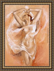 Dance Framed Paintings - The Last Dance by Robert Duval