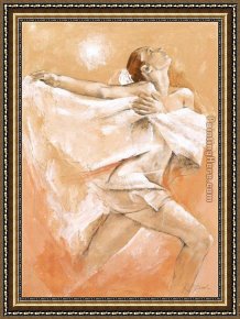 Dance Framed Paintings - The Next Dance by Robert Duval