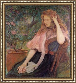 Cape Framed Paintings - The Pink Cape by Robert Reid