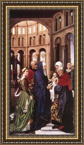 The Presentation of Christ Framed Paintings - Presentation of Christ by Rogier van der Weyden
