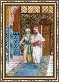 A Rough Journey Home Framed Paintings - Returning Home by Rudolf Ernst